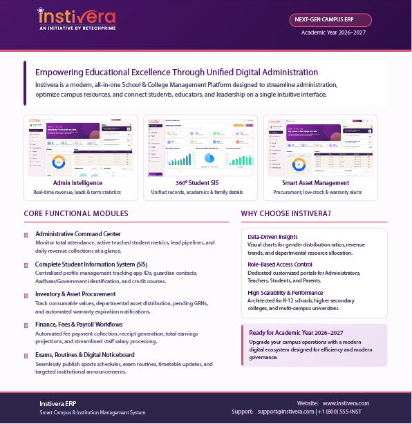 Instivera Brochure Cover